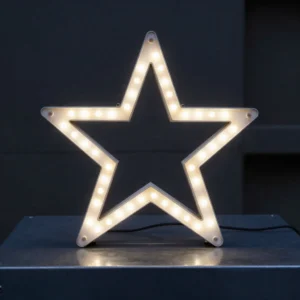 Figura Decorativa Navideña LED 3D